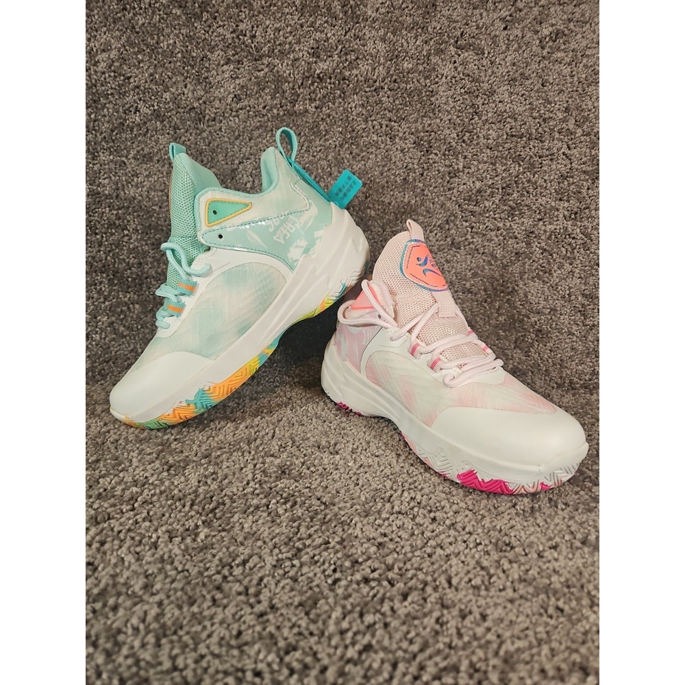 Kids Fashion Multicolor Basketball Shoes. Size 37 (5 Y). NIB